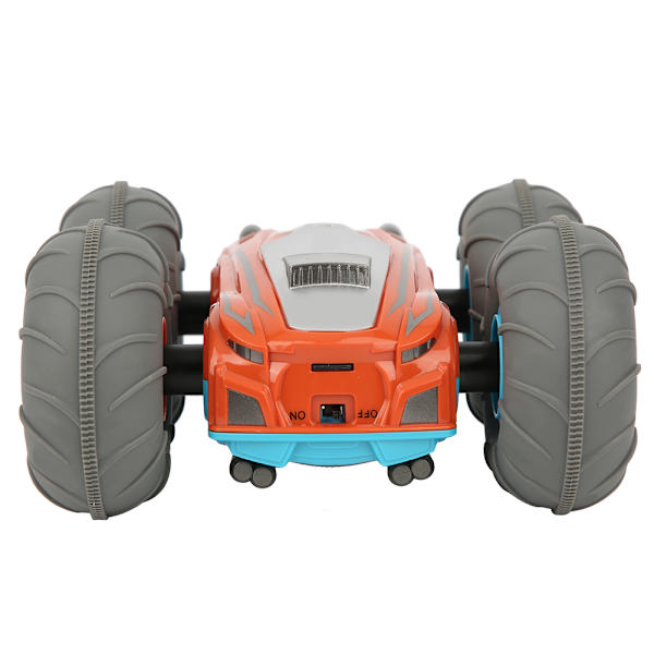 1:32 2.4G Fjärrstyrd Bil Leksak Dubbelsidig Stunt Barn Pojke Barn RC Bil DC192AOrange + Blå