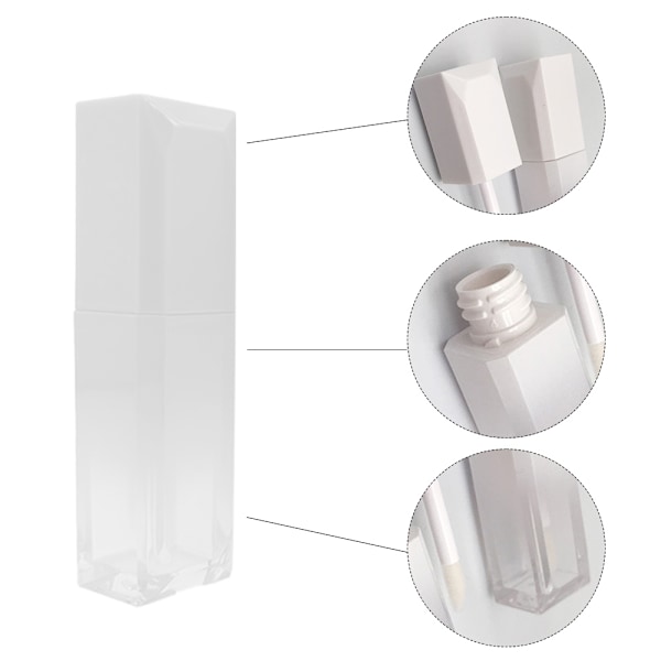 5 stk 5ML gradiente farge leppeglans hulrør