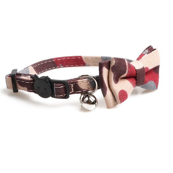 Hundekrave - Stærkt blødt materiale og læder camouflage krave til små og mellemstore hvalpe