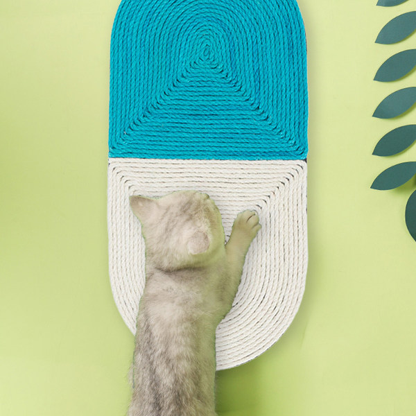 1 st tvåfärgad sisal kattklösbräda Hängande kattklösbräda husdjursleksak