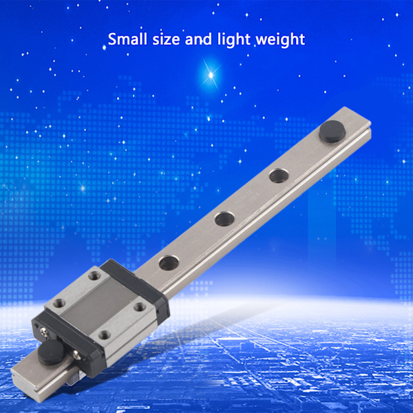 MGN12H Miniatur Lineær Skinne Glidebane 12mm Bredde Lineær Skinne Guide til de fleste Automatisering Udstyr 150mm