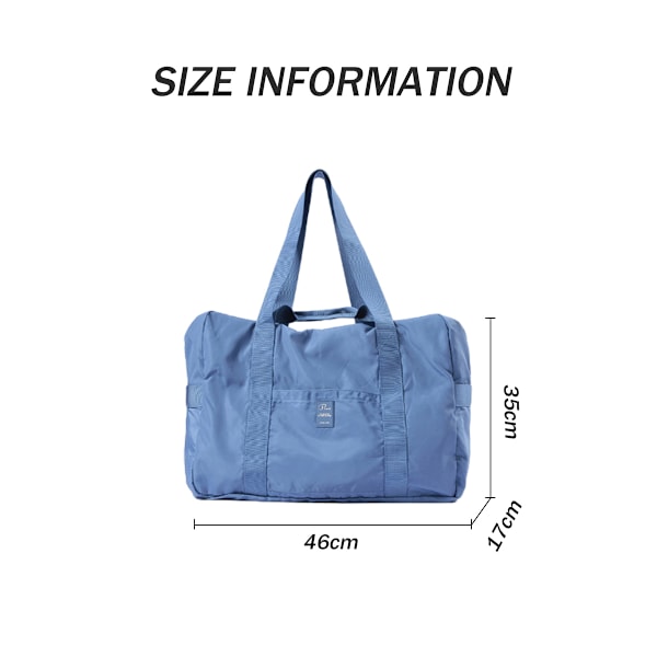 Hopfällbar Reseväska Duffel Tote Handbag Kabinbagage Sport Duffel Kabinväskor för flygplan Weekend Övernattning för Kvinnor och Flickor