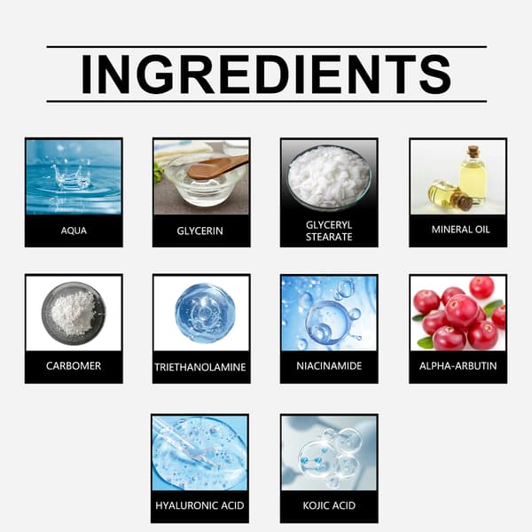 Niacinamide ansiktskräm: Återfuktar och hydrerar ansiktshuden, vitaliserar den för en ungdomlig lyster. (Daglig hudvård ansiktskräm)