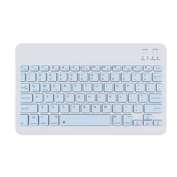 Ultra-tynn Bluetooth-tastatur Bærbar Mini Trådløst Tastatur Oppladbar for iOS Android Windows - 10 tommer