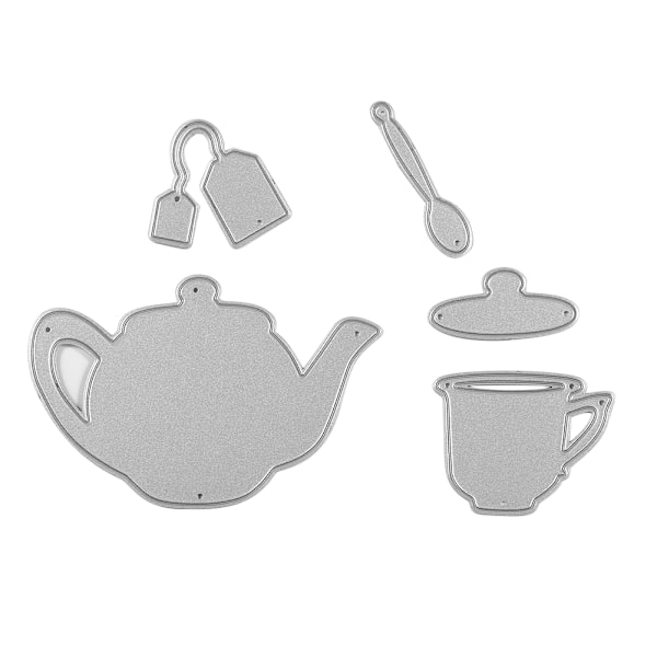 Käsityömetallileikkuuterä Stencil DIY Koristele Scrapbooking-albumi Paperikortti (ET301Teapot)