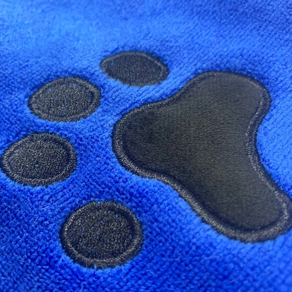 Badrock för husdjur, handduk i mikrofiber, absorberande hundbadhandduk