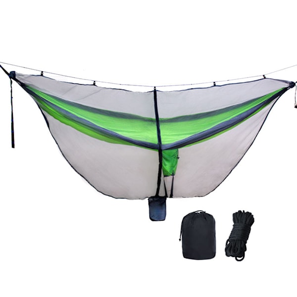 Bärbar Lätt Mygg- och Insektsskyddsnät för Camping, Dubbel Fallskärm, Utomhus