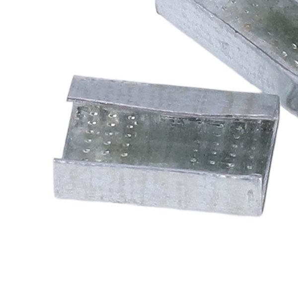 Metallspänne för spännband Galvaniserat stål Förpackningsöppningar för 16 mm plast PET-band