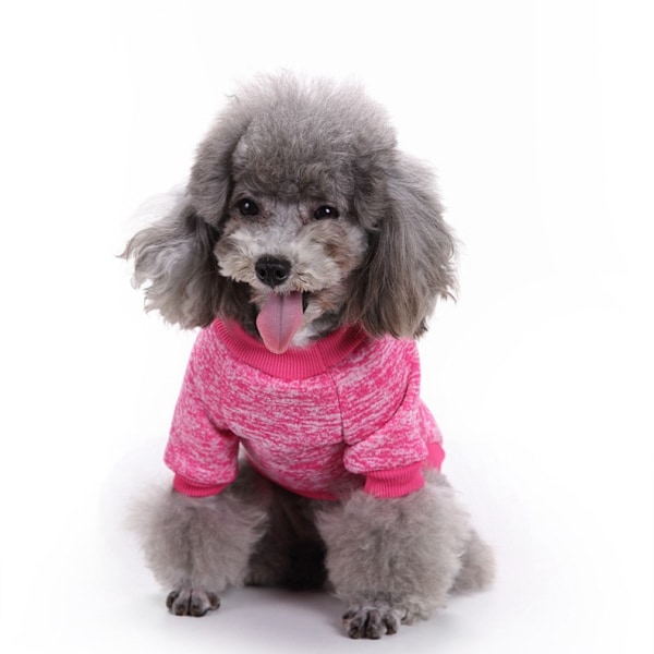 Hundetrøjer til Hunde, Varme Bløde Dyreklæder til Hvalpe, Mellemstore Store Katte, Hundetrøje Vest Frakke til Vinter Jul