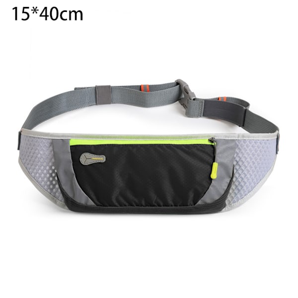 Löparmidjeväsk, Slank Handsfree Workout Fanny Pack, Andningsbar Väska för Pengar, Telefon för Män och Kvinnor