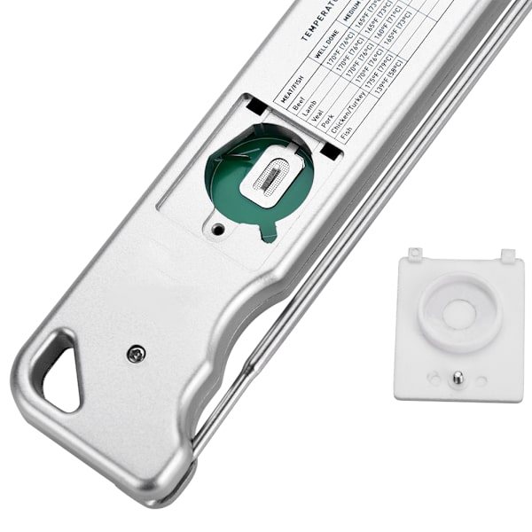 LCD Digital Matvare- og Kjøtttermometer med Foldbar Sonde Kjøkken Matlaging BBQ Grill Temp Tester