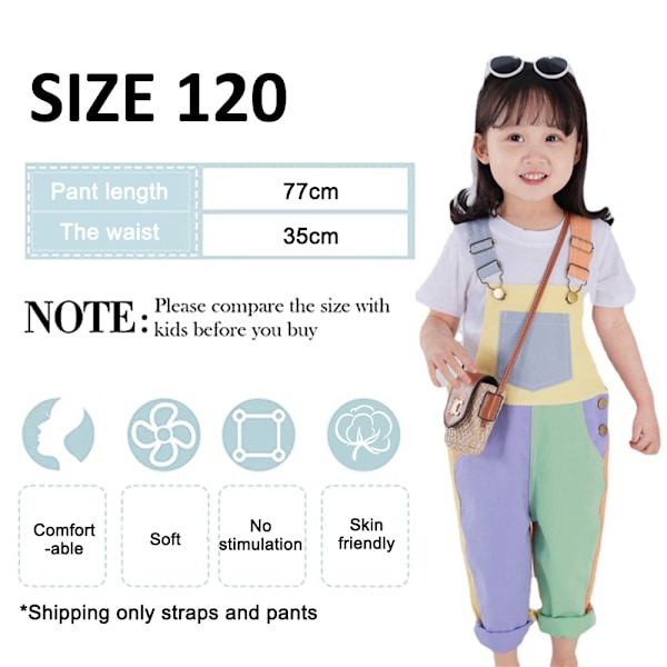 Girls Jumpsuit & Rompers, Adjustable Pants, Summer, carrying