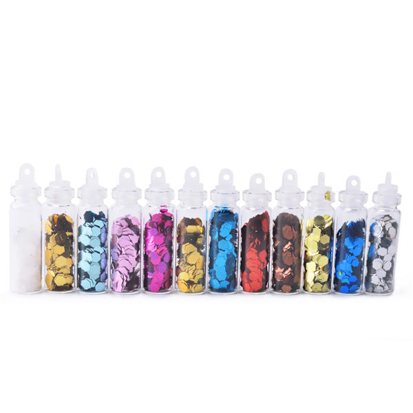 Nagelkonst Dekorationer Glitter Pailletter Sekvenser Nagelkonst Dekal Manikyr Verktyg D Typ
