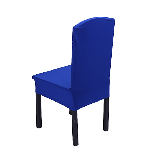 1 stk Elastisk Stolkledning Godteri Farger Hjem Middag Sete Trekk Bryllup Dekorasjon #Blå
