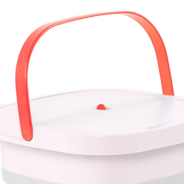 Mini Bærbar Spandvaskemaskine 6L Foldbar Automatisk Vaskemaskine med LCD Panel Display til Drom RV Rejse Lejlighed 100 til 240V Pink EU Stik