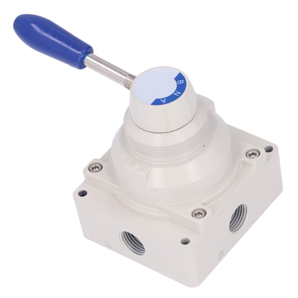 Luft Håndventil Rotationsgreb 2 Positioner 4 Vejs Pneumatisk Flowkontrol Switch Tilbehør 4HV410-20