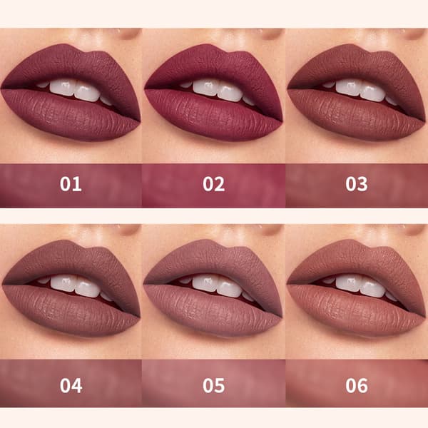 Matte Lip Gloss, Waterproof, Long-lasting, Moisturizing, Transfer-proof, Lip Color LG2405