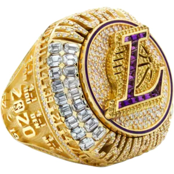 2020 Lakers Mesterskabsring 2020 Officiel Version Aftagelig Ring Replika Lebron LA Champions Ring med Champions Box til Samling Fans Gave