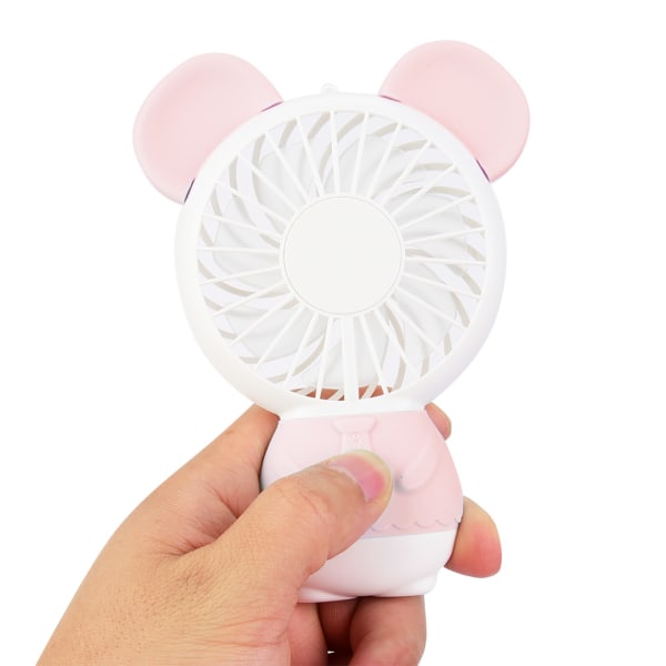 Mini Cute Bear Ears Handhold USB Uppladdningsbar bärbar LED