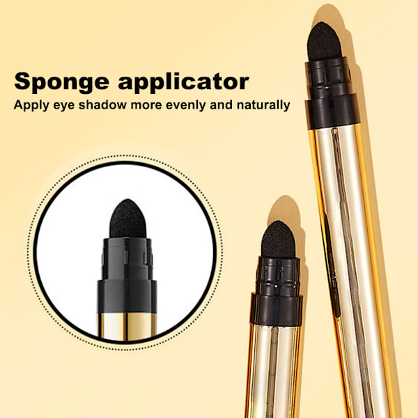 3 st Dubbla spetsar highlighter ögonskugga penna ögonskugga stick pärla ögonmakeup