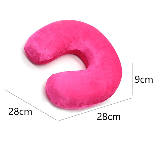 Basiskudde och lokaliseringsärm, rosa enfärgad