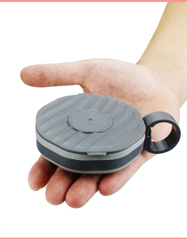 Silicone Folding Coffee Cup - Collapsible Travel Mug with Lid and Strap - Reusable Portable Water Bottle for Camping gery
