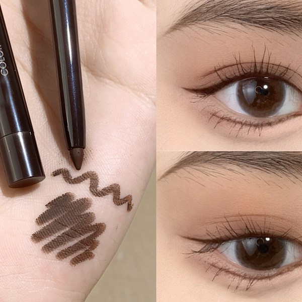 Eyeliner Gelblyant, Svedsikker Ikke-Smudsig Eyelinerblyant til Begyndere Langvarig Eyeliner