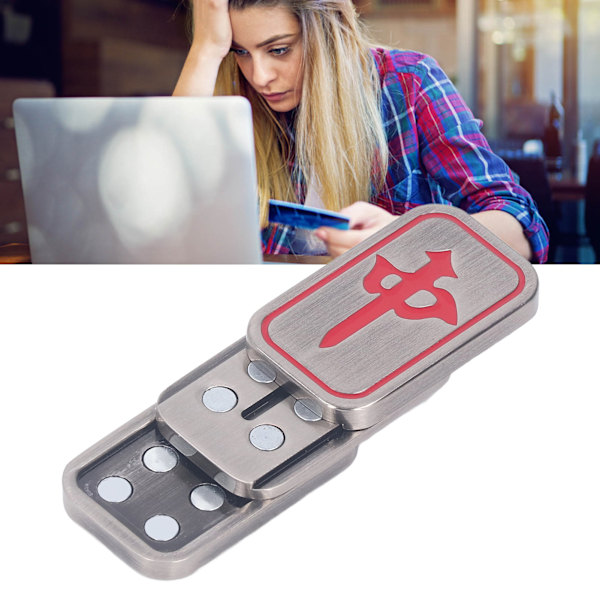 Metallisk Push Slider Leksak för Avkoppling och Stressreducering - Mahjong Push Slider Leksak för Vuxna
