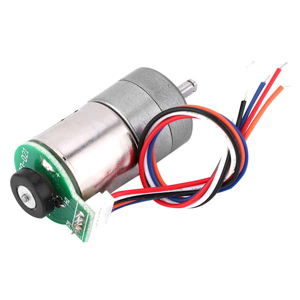 DC 6-12V 32-64RPM 1:110 Reductionsgearingsmotor med EncoderDC Fuldstændig Metal Gear Motor med Encoder