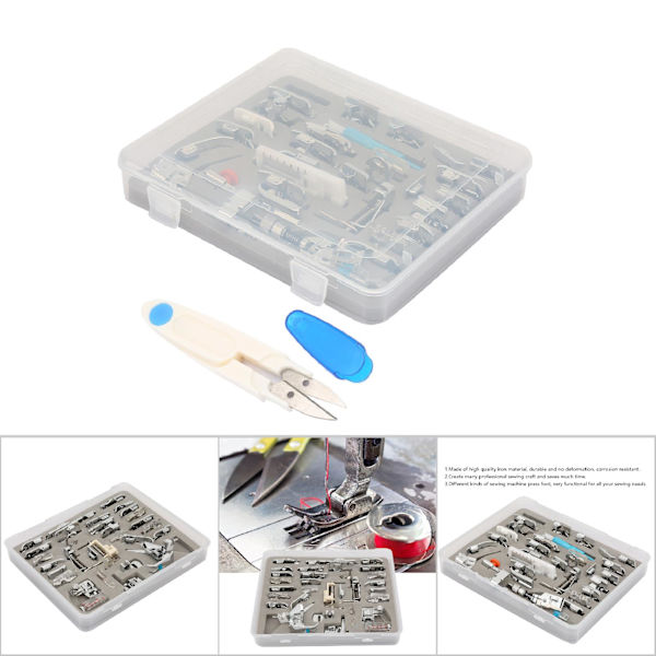 Hushålls Multifunktionell Symaskinsfot Set (62 st)