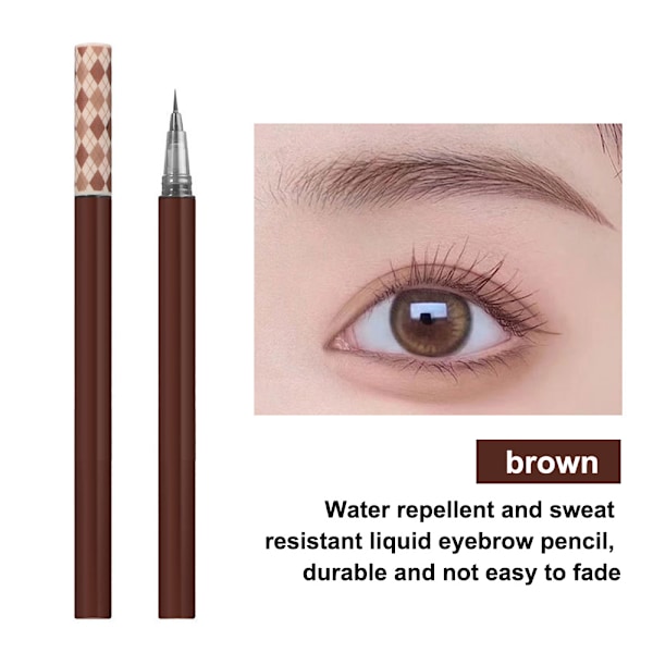 All-Day Brow Ink -kynä, Automaattinen Kulmakarvapensseli Brow Arcade, Luonnollisen Näköiset Kulmakarvat, Koko Päivän Tummat Kulmakarvat