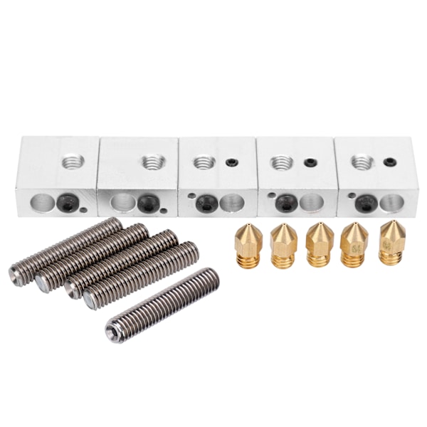 Aluminium Opvarmningsblok til Makerbot/MK7/MK8 Hot End 3D Printer Dyser Tilbehør