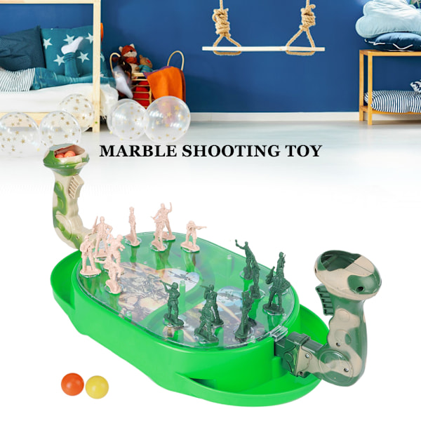 Marmorskytespill - Slagskytingsspill for fest og bordspill - Foreldre-barn-interaksjon - Soldater