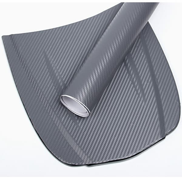 Carbon Fiber Patterned Foiling 3D Thickened Car Exterior Decorative Protective Foiling Roll Stickers Decal Dark Grey 1.52mx30cm_tfrf[TT]