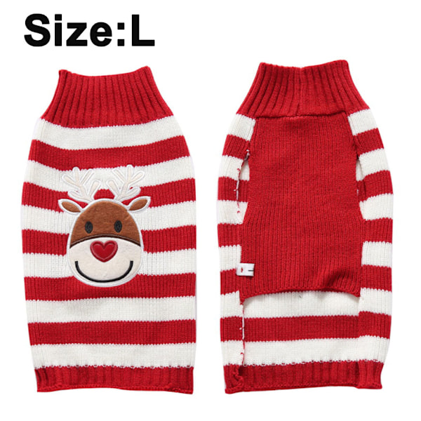 Hundetrøje, varm vinterhundetrøje tøj kæledyrsfrakke tøj hvalpetrøje sweater til små og mellemstore hunde kæledyrstrøje
