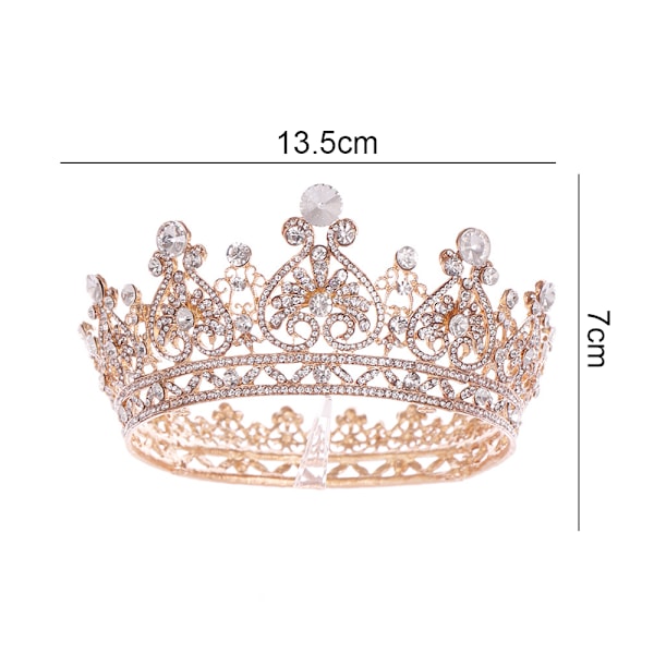 Kroner for kvinner Brud Prinsesse Kroner Tiaraer og Kroner for Kvinner Elegante Kroner Hodebånd