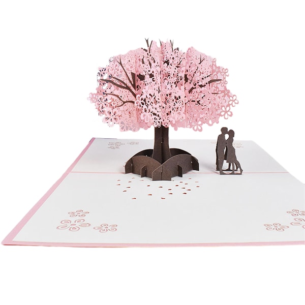 Cherry Blossom Pop Up Card, Tree Pop Up Card, Pop Up Tree