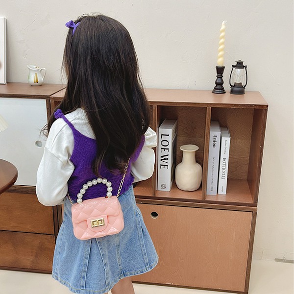 Lille Pigers Crossbody Punge Toddler Håndtaske Mini Casual Messenger Skuldertaske til Børn