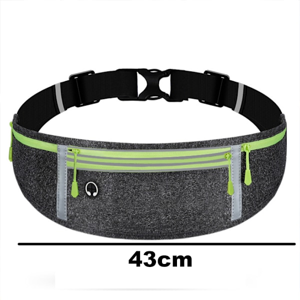 Smal Löpband, Träningsbälte för Män Kvinnor, Löparbälte för Löpning Promenader Cykling Camping