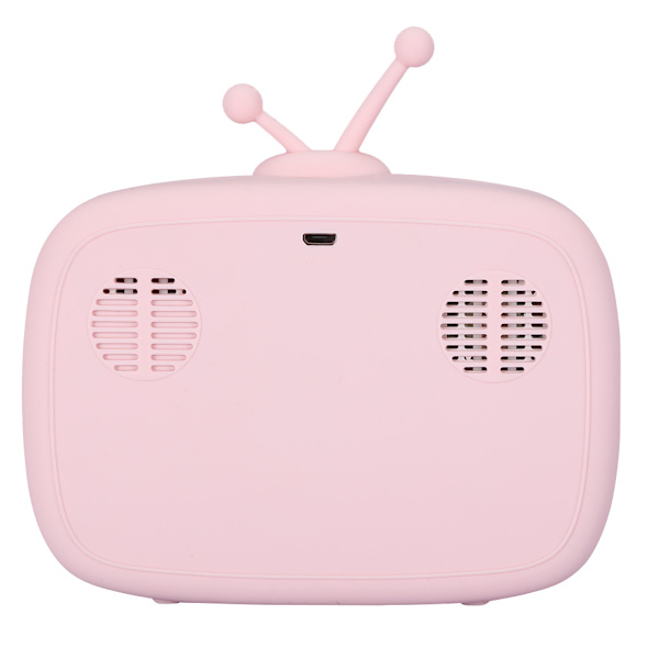 Retro Kreativ Smart Natlys Alarmur Sengebord Bord Elektronisk Ur (Pink)