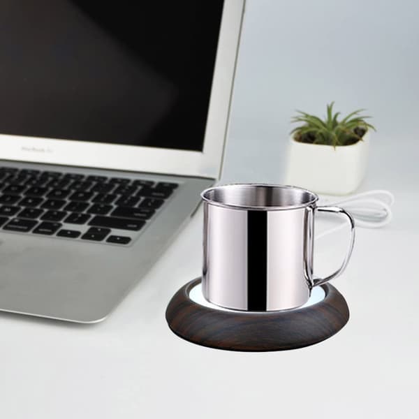 USB Heating Plate Creative Metal Constant Temperature Heating Plate Coffee Insulation Plate Warm Heating Plate[TT]