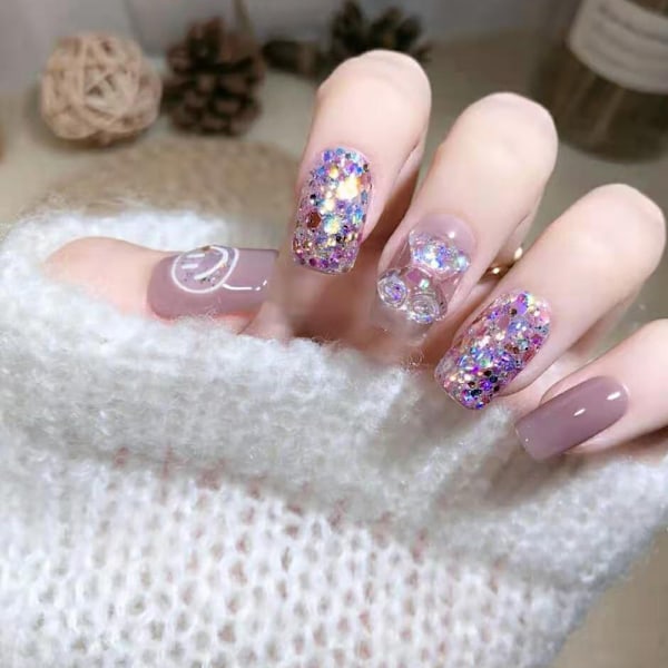 80 st Nail Bear 3D Nagelcharm för Resin Naglar Dekorationskit för Nagelkonst Design DIY