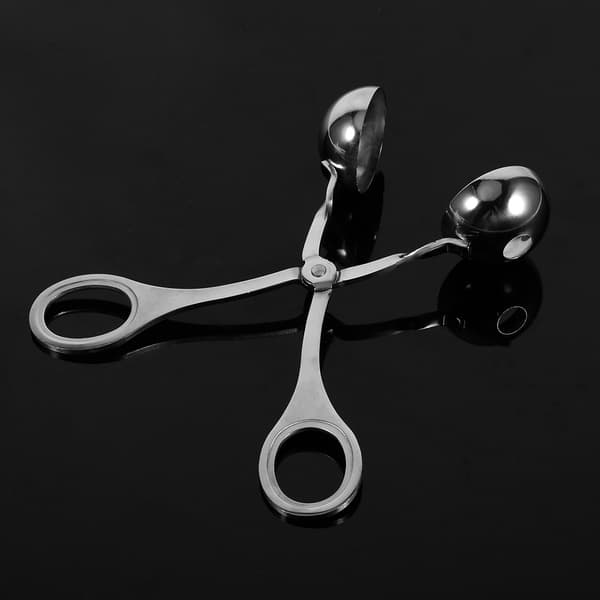 Stainless Steel Meatball Maker with Ergonomic Handle Design, Evenly Sized Meatballs for Your Culinary Adventures