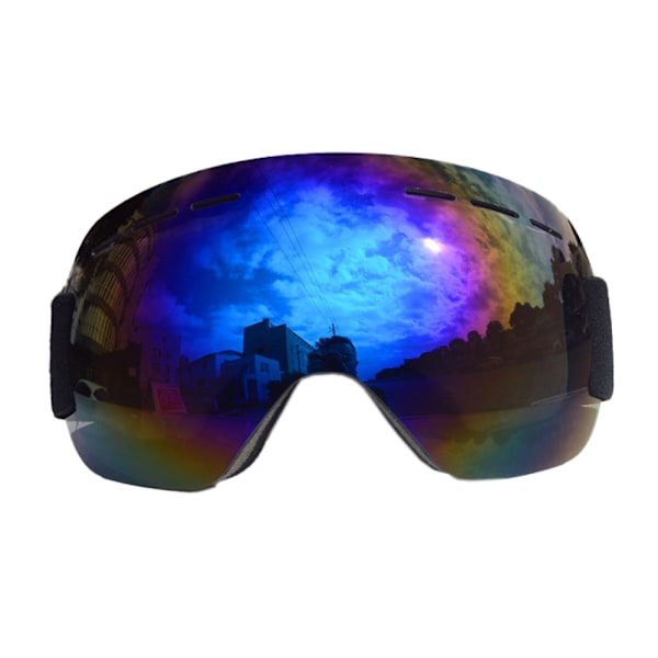 Skidglasögon för utomhussporter, UV-skydd, stora sfäriska glasögon, unisex