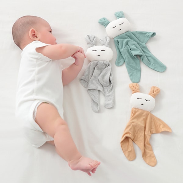 Baby-trøstende håndklæde dukke dukke ledsager baby sovende artefakt nyfødt legetøj bambusfiber dukke