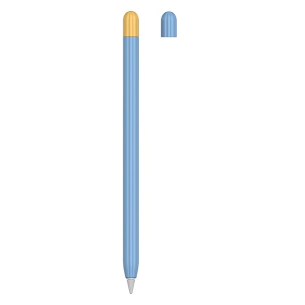 Etui i silikon for Apple Pencil 1. generasjon, pennhette + to fargede pennhetter