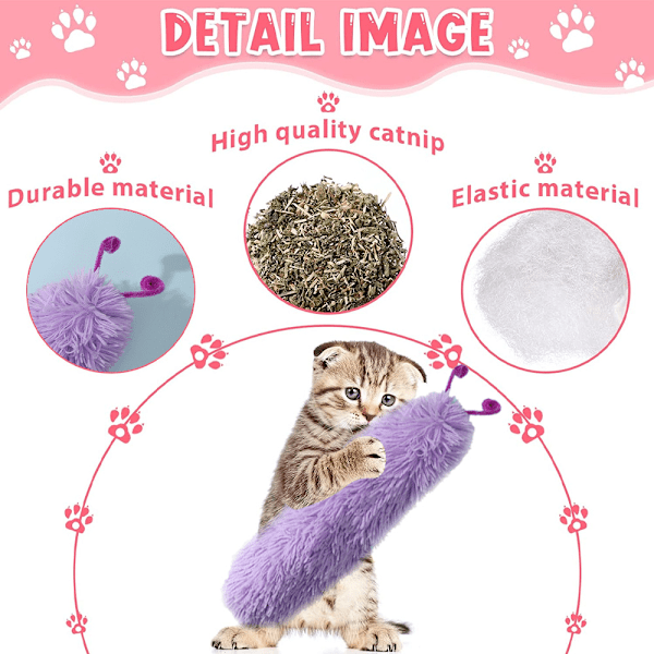 2 st kattmynta leksak katt sparkboll leksak interaktiv katt leksak kattunge leksak inomhus kattunge spark kuddleksak