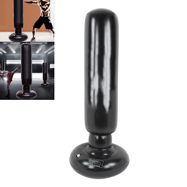 Oppustelig Punching Bag til Børn - Fritstående Træningspose til Stressaflastning og Boksetræning