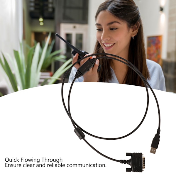 Programmeringskabel Intercom USB Skriv Frekvenslinje Plug and Play Datakabel för PC75 RD620 RD980