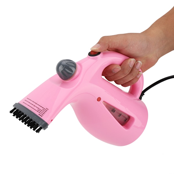 EU-kontakt 220V 200W Bärbar Elektrisk Ångstrykjärn Klädstrykjärn Högkvalitativ Sladd för Hemmet Rosa